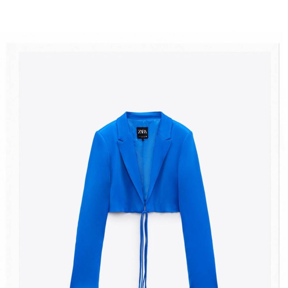 ZARA cropped blazer